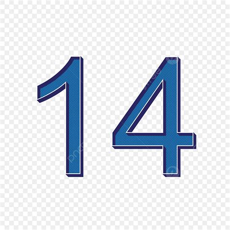 Number 14 Clipart