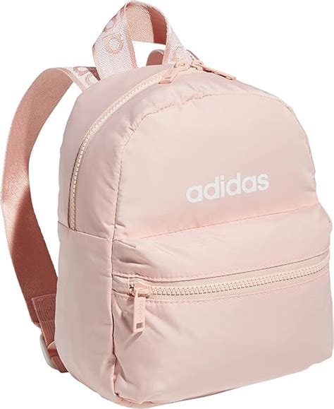 adidas Women's Linear 2 Mini Backpack Small Travel Bag, Vapour Pink/White, One Size: Amazon.co ...