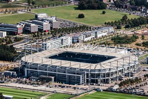 Aerial photograph Mönchengladbach - Sports facility grounds of the ...