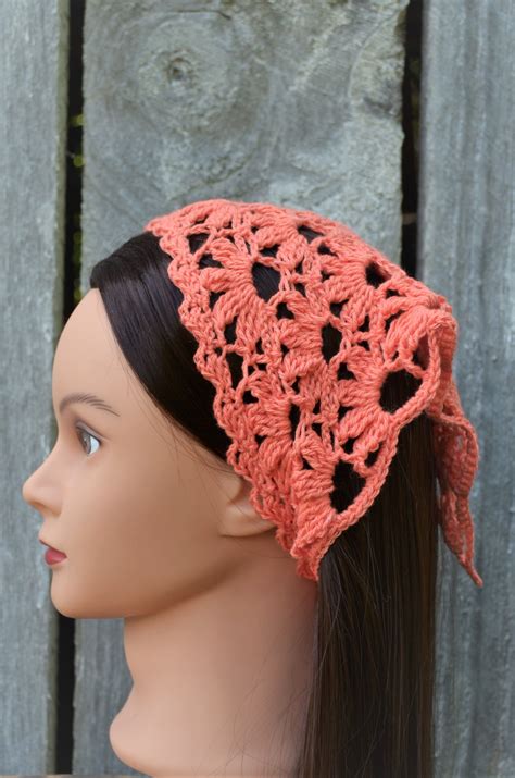 18+ Crochet head scarf ideas · serenity