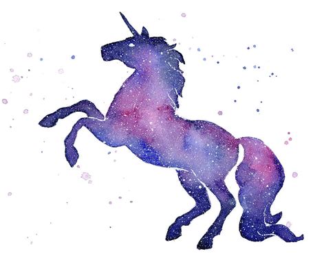 Galaxy Unicorn Painting by Olga Shvartsur - Fine Art America