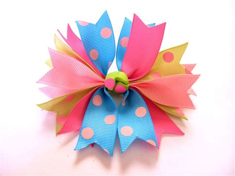 Pin by Sharon C on Ribbons & Bows | Hair bow instructions, Cheer hair ...