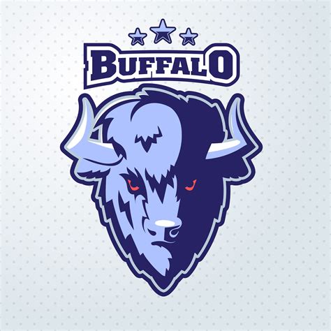 Buffalo Head Mascot 342086 Vector Art at Vecteezy