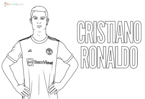 Printable Ronaldo Colouring Pages - Free Printable Templates