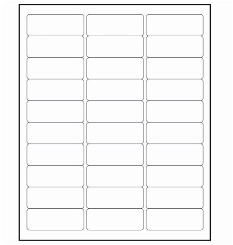 Microsoft Word Downloadable Free Printable Address Label Template - Printable Templates Free