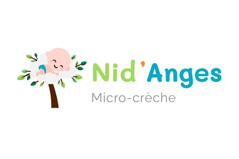 Création de logo micro-crèche Nid'Anges - Webrelief