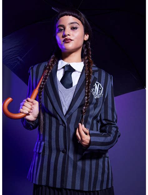 Wednesday Nevermore Girls Cosplay Blazer | Hot Topic