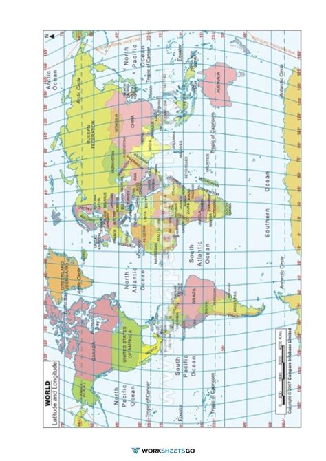 Latitude & Longitude Worksheets | WorksheetsGO