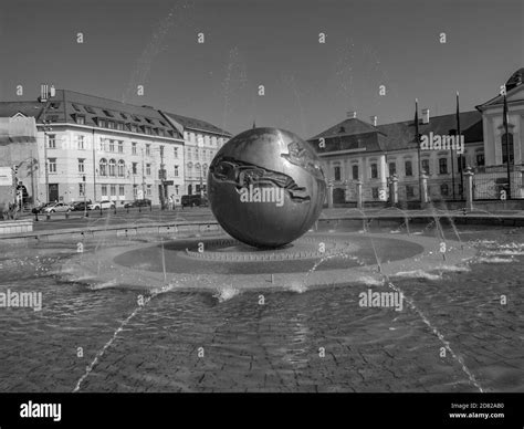 bratislava at the danube river Stock Photo - Alamy