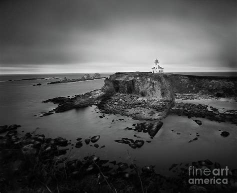 Cape Arago Lighthouse BW Photograph by Joe Klune - Fine Art America