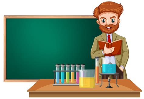 A science teacher in classroom 445203 Vector Art at Vecteezy