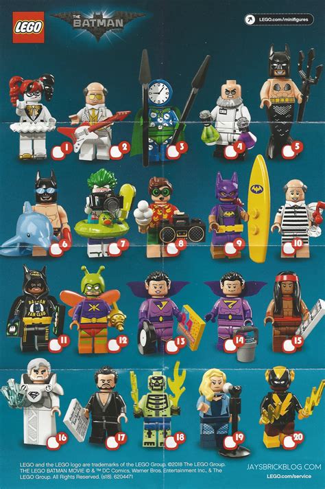 Review: LEGO Batman Movie Minifigures Series 2 – Jay's Brick Blog