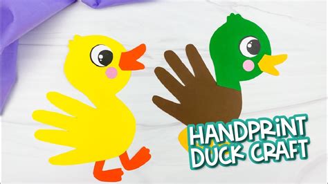 Handprint Duck Craft