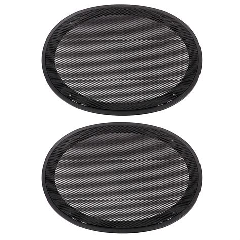 USD$14.44 2PCS SPEAKER GRILL COVER 6"x9" Oval ABS Plastic Loudspeaker ...