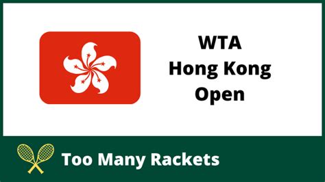 WTA Hong Kong Open 2023 - Draw, Players, and Prize Money