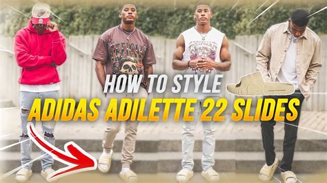 How to Style Adidas Adilette 22 Slides ||Adidas Adilette 22 Desert Sand *The new YEEZY slides*😍👟 ...