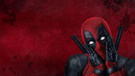 Deadpool With Weapons In Red Background HD Deadpool Wallpapers | HD ...