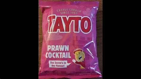 Tayto Prawn Cocktail Flavour Potato Crisps Review - YouTube