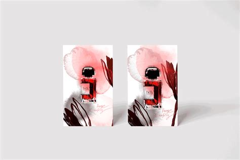 French perfume illustrations BDK Parfums Paris on Behance