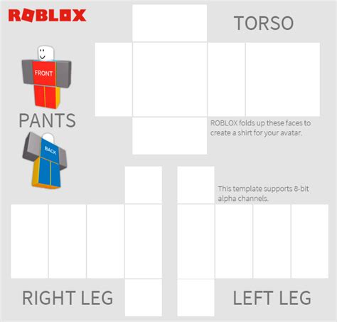 Roblox Pant Template