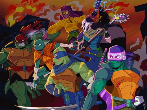 Rottmnt movie : Leo, Raph, Donnie, Mikey, Casey, April in 2023 | Teenage mutant ninja turtles ...