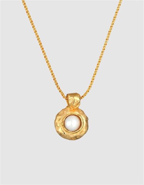 ICONIC EXCLUSIVE - Necklace Freshwater Pearl Necklace Mutiara Pearl Gold Plated | Freshwater ...