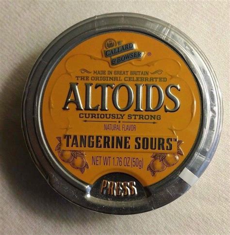 $99.99-Altoids Sours (1 Sealed Tin) Curiously Strong Tangerine (Discontinued, RARE) | Altoids ...