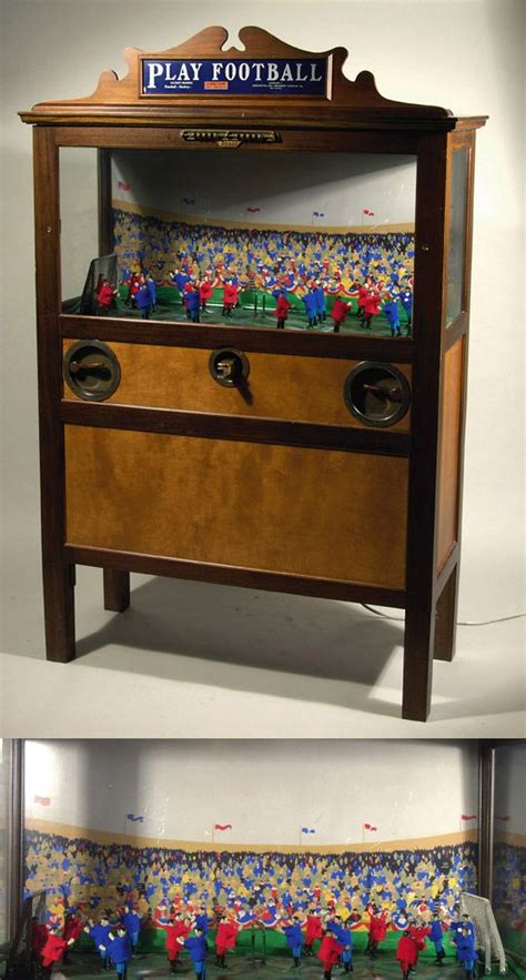 Vintage Chester Pollard Football Arcade Game