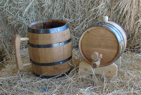Wrangler Gift Set - Oak Barrel Mug and Aging Barrel - Mini Oak Barrels
