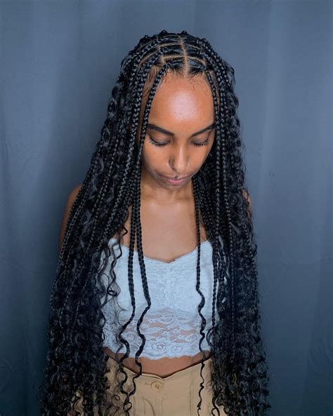 35 Latest Micro Braids Style Ideas For 2024 | ThriveNaija | Micro braids styles, New braided ...