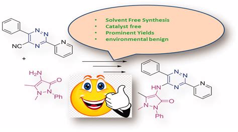 A facile synthesis of triazine integrated antipyrine derivatives through ecofriendly approach ...