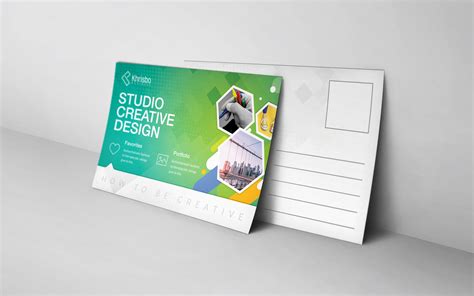 Modern Postcard Design · Premium Graphic Design Templates