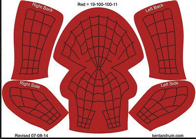 Help sewing this spider man mask pattern | RPF Costume and Prop Maker ...