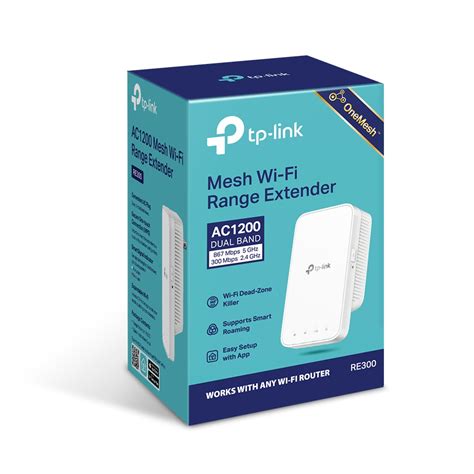 RE300 | AC1200 Mesh WiFi Range Extender | TP-Link