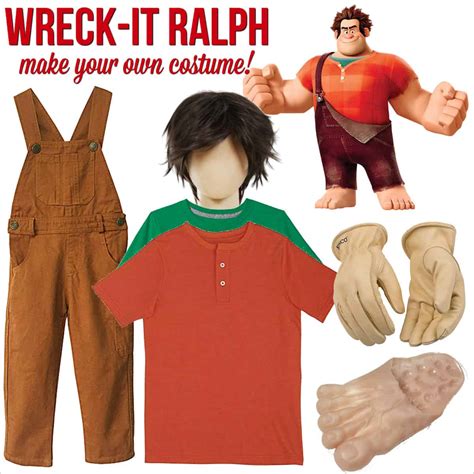 How to Make a DIY Wreck-It Ralph Costume for Halloween