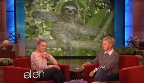 Here’s the sloth video Kristen Bell referenced at Critics’ Choice ...