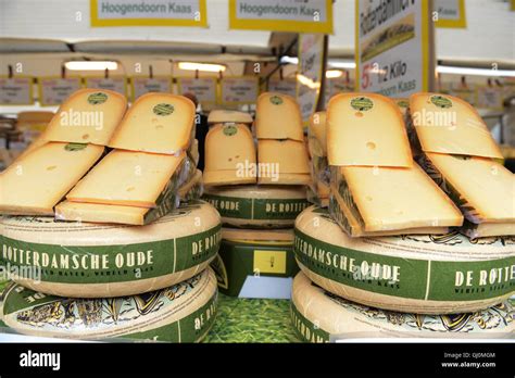 Rotterdamsche oude cheese sold at the cheese market in Rotterdam Stock Photo - Alamy