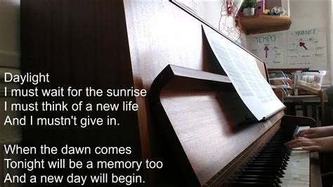 Cats - Memory piano cover + lyrics - YouTube