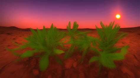 ArtStation - the plants of Mars.