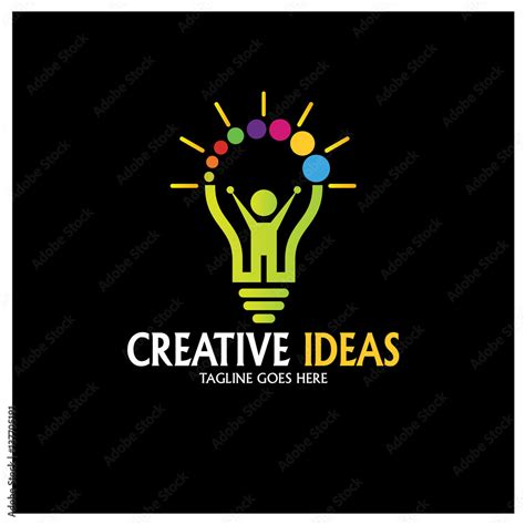 Creative Ideas logo design template. Bright future logo design concept ...