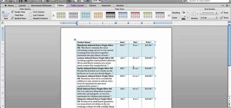 How to Use table styles in Microsoft Word for Mac 2011 « Microsoft ...