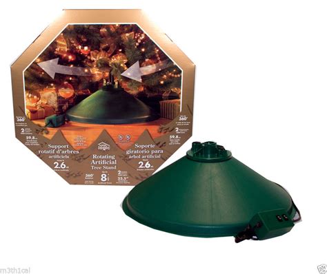 Spinning Rotating Artificial Christmas Tree Stand Revolving VIDEO EZ Rotate | eBay