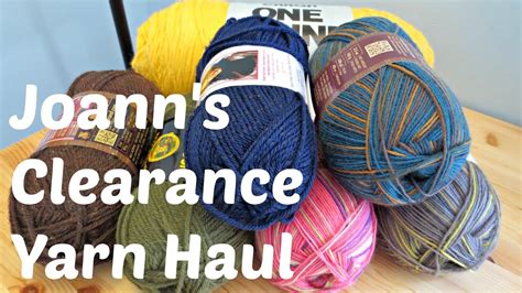 Yarn Haul - Joann's Clearance - YouTube