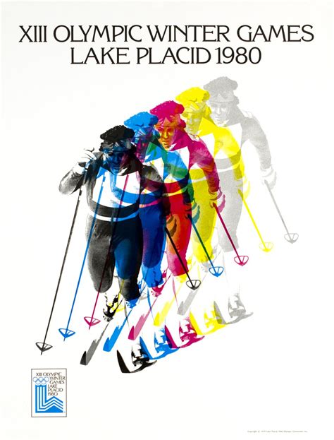 Vintage poster – XIIIe Olympic Winter Games Lake Placid 1980 – Galerie 1 2 3