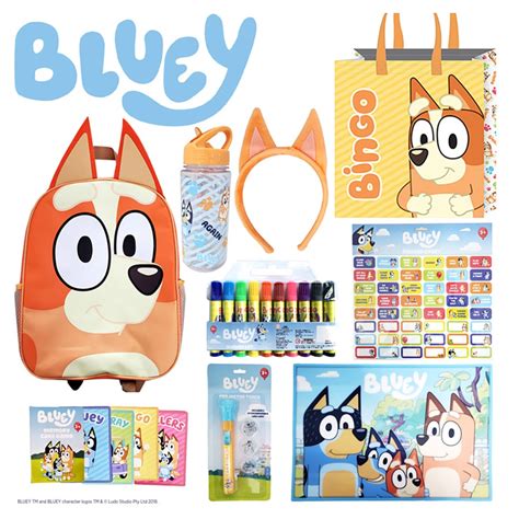 New Bluey Bingo Coolerbag Headbands Stickers Pencil Case Masks Backpack Au stock Toys & Hobbies ...