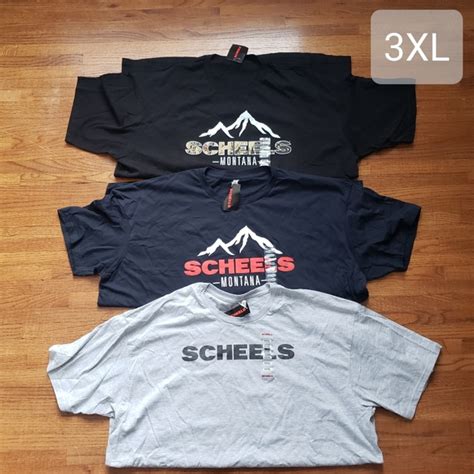 Scheels | Shirts | 3 Scheels Brand Chest Logo Montana Tees Scheels Xxxl | Poshmark