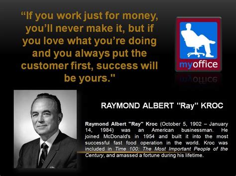 Ray Kroc Famous Quotes. QuotesGram