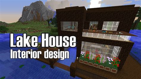 Minecraft Lake House Interior Design - YouTube