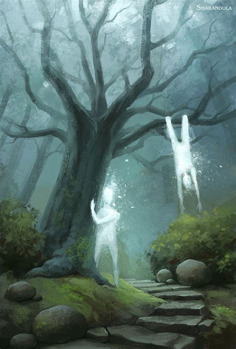 dead tree by sharandula on DeviantArt | Forest art, Landscape art ...