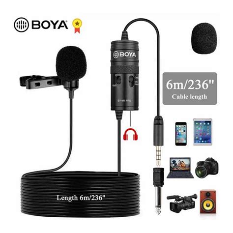 BOYA BY-M1 Pro Universal Lavalier Microphone Price in Bangladesh